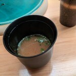 浪速 鮨波留加 - 味噌汁