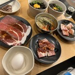 焼肉きんぐ - すき焼き、美味しかった。タレご飯、冷麺もいくつ食べた？