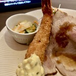 れすとらん仔馬 - 仔馬ランチ の 海老フライ