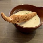 れすとらん仔馬 - セットのスープ