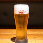 サイアムセラドン - 2025.10 生ビール（690円）アサヒスーパードライ