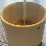 蕎麦貴石 - 蕎麦湯