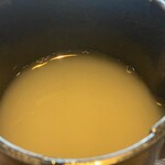 蕎麦貴石 - 蕎麦湯の中身