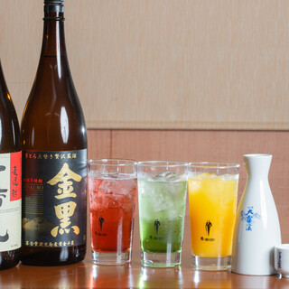 アルコールからソフトドリンクまで◎種類豊富な飲み放題