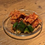 焼肉 神楽5-1 - キムチ3種の盛り合わせ