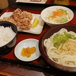うどん茶屋 北斗 - 料理写真:からあげ定食