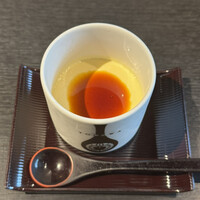 炭焼きうなぎ・かしわ 登河 - 名古屋コーチンのプリン