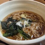 そば吟 - 海老天丼とそばのセット