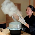 成生 - 炊きあがったご飯