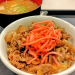 松屋 - 料理写真:牛めし、豚汁