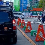 しゃぶ葉 - 【おまけ】向かう途中国道2号舟入付近は高架の工事中！