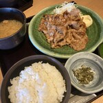 すし土風炉 - 生姜焼き定食