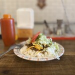 極樂食堂 - タコライス　チーズ＆野菜ハーフ