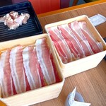 しゃぶ葉 - まずはいつもの8皿注文（笑）