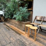 パドラーズコーヒー - テラス席