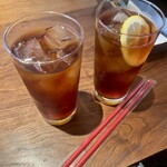 Fresco Caffe - アイスティー（ストレート・レモン）440円