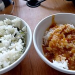 しゃぶ葉 - ワカメごはんと定番の！カレー！