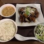 過門香歩高里 - 黒酢の酢豚セット　1,000円