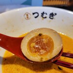 純米濃厚味噌ラーメン つむぎ - 「味玉」アップ！