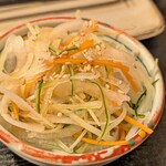 鳥みつ - コースの和風サラダ