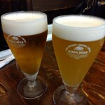 ももどり駅前食堂 - 地ビール