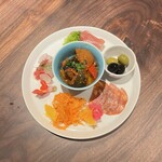 Aju trattorìa - 前菜盛り合わせ