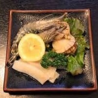 海鮮焼きセット（有頭エビ・ホタテ貝柱・紋甲イカ）