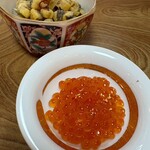 ふじたや - いくらの醤油漬け あなご南蛮