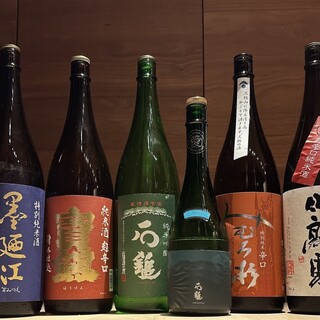 きき酒師が厳選する全国各地の日本酒を豊富にご用意
