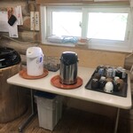 八甲田そば処きこり - セルフのお茶と冷水