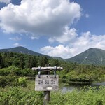 八甲田そば処きこり - 睡蓮沼はカエルの大合唱