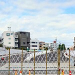 味楽 - 横を走る計画の"外苑西通り"が、長い年月を経てようやく姿を見せ始めています。