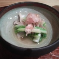 芝濱 - 玉手箱コースの小松菜のおひたし