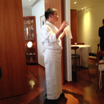 リストランテ 濱崎 - 濱崎シェフがご挨拶