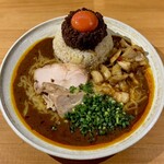 吉田カレー  - 純正ブリカレー・玉ねぎアチャール・オランダ産ゴーダチーズ・チキンアチャーリー