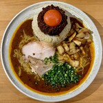 吉田カレー  - 純正ブリカレー・玉ねぎアチャール・オランダ産ゴーダチーズ・チキンアチャーリー