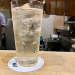 ひょご鳥 - 天草酒造 池の露ソーダ割り