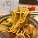 角丸 - 麺は細めであじがシミシミ