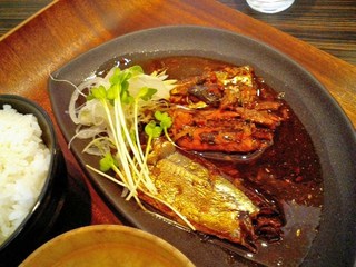 チョップスティック - 【2014/11】秋刀魚の甘露煮セット　本日のランチで680円(通常780円)