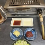 大幸園 - タレ、塩、ニンニク、コチジャン