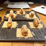 ローストホース - 馬シャトーブリアンカツとフリットのモンブラン載せ