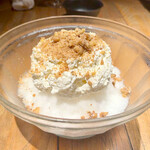 ローストホース - 「胡桃とクリームチーズのかき氷」