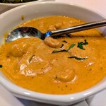 インディアンレストラン西麻布 by KENBOKKE - ブラウン・マイルド　エビの生クリームたっぷりマイルドカレー