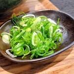 手打うどん 丸亀渡辺 - ネギは別皿