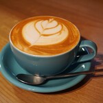 ホシカワカフェ - ラテアート可愛い♪