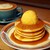 ホシカワカフェ - 料理写真:クラシックパンケーキとカフェラテ