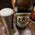 粉ひで - 今日は最初から赤星。