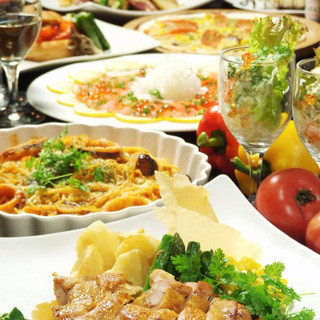 2990円 飲み放題3時間 コース料理7品 月 Moon コース 更に平日 食べ放題無料 Moon 月 三宮店 神戸三宮 阪急 居酒屋 食べログ