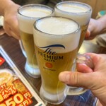 浅草 三ちゃん横丁 - お昼からかんぱーい