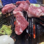 炭火ジンギスカン いい田屋 - ラムステーキzoom